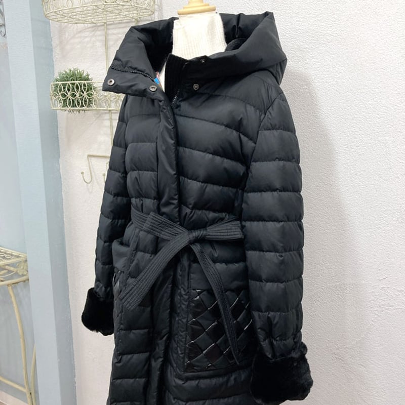 SPOOM スプーム】ボア加工 切替フーディロングダウン FAY 【送料無料