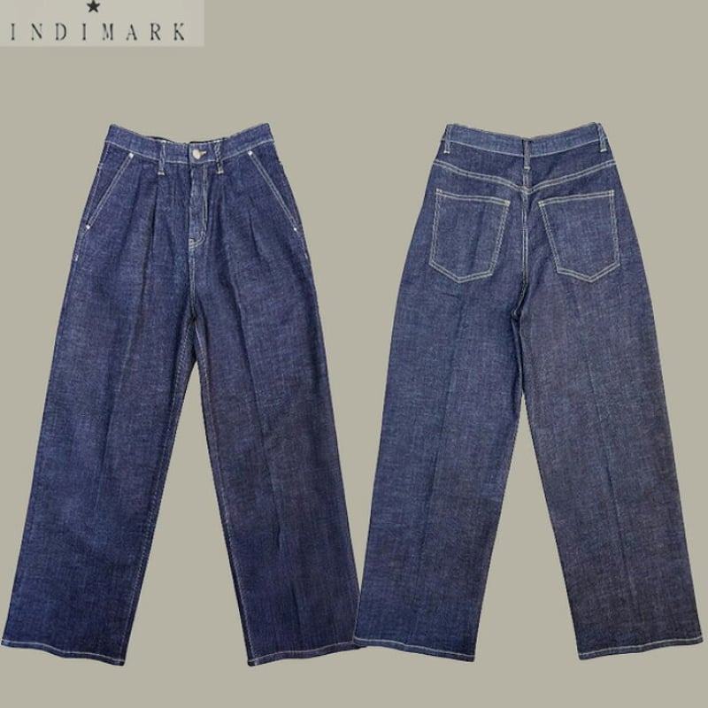 online shop限定【INDIMARK インディマーク】センタープレス ワイド