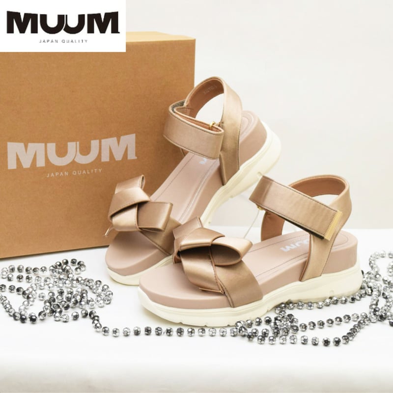 MUUM ムーム】サテンリボン スポーツサンダル正規品 返品不可mild.2750 | pr... サテンリボン スポーツサンダル