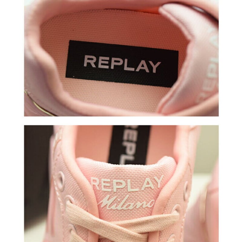 【夢買います】夢割引実施中✨　新品未使用　REPLAY w27 REPLAY リプレイ】ワントーンカラー ボリュームソール