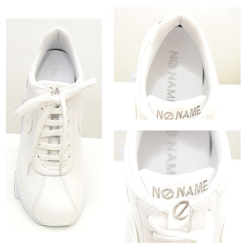 no name ノーネーム】 スポーティレザースニーカーY 『SPEED』5.5cm spe