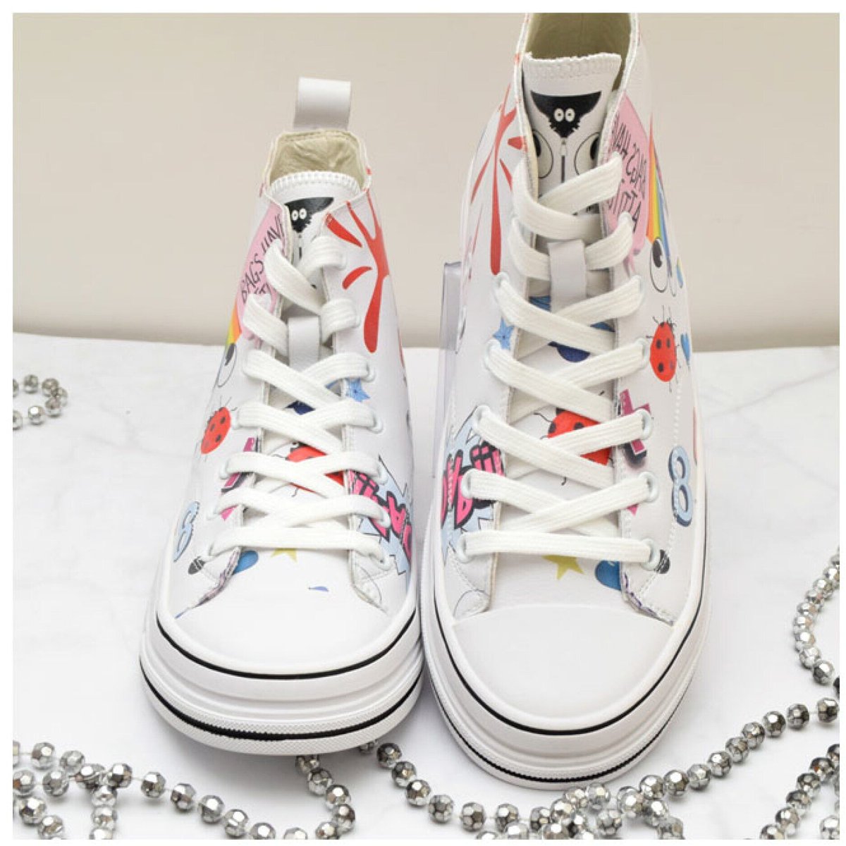 EYE THEME】ハイカット スニーカー nua131 | prologueikebuku