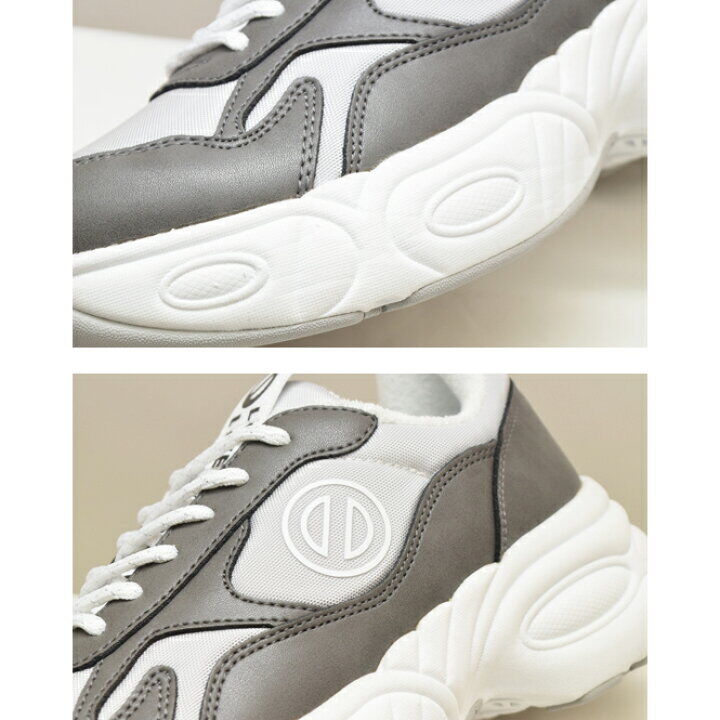 no name ノーネーム】ナイロン配色ダッドスニーカー『NITRO』ニトロ