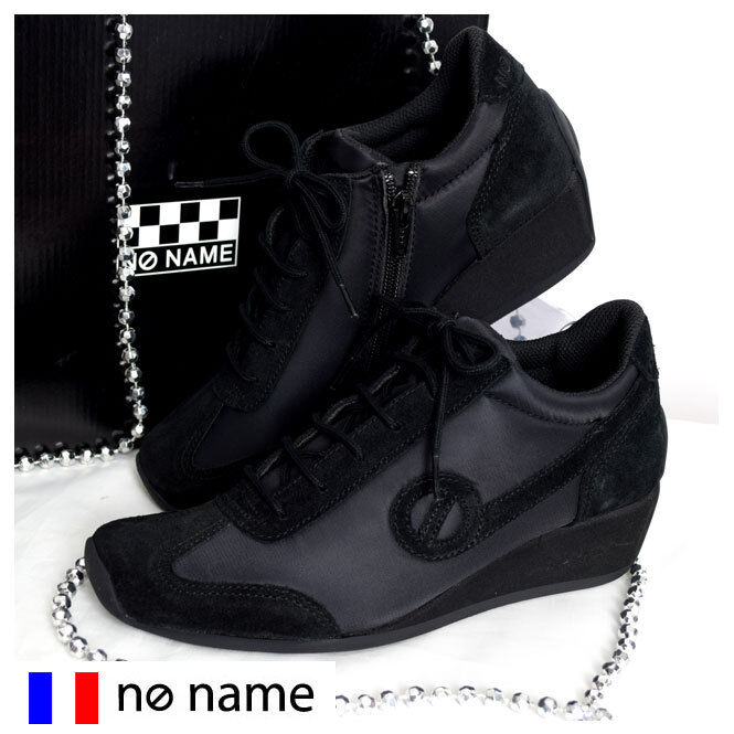 ＊ナツメ⭐️コード巻き持ち手⭐️定番ブラック他９点⭐️ no name ノーネーム】ナイロン厚底スニーカー『PJOG プラト