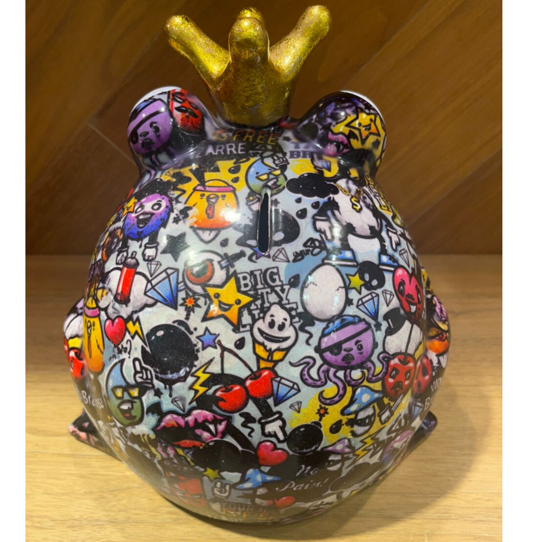 Pomme pidou(ポンピドゥー) 】「カエル貯金箱」 大 高さ25cm148 Pomme pidou(ポンピドゥー) 】「カエル貯金箱」 大 高さ25cm148