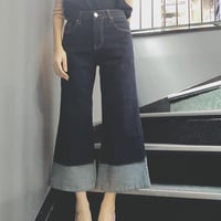 RED PEPPER レッドペッパー】パープルローズスカル スキニーデニム 