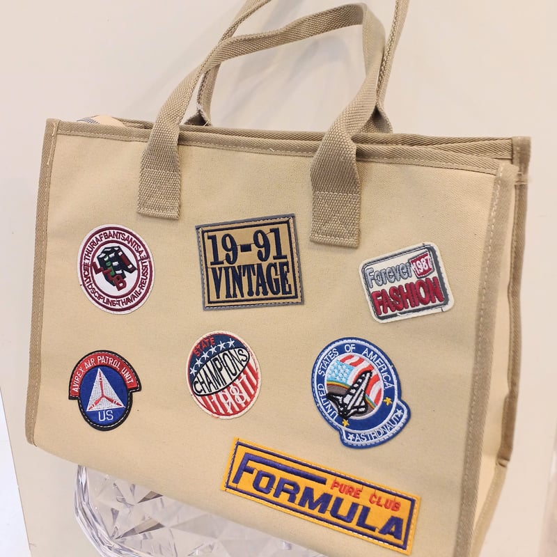キャンバスワッペンバッグ tote bag-198 | prologueikebukuro's キャンバスワッペンバッグ tote bag-198 | prologueikebukuro's