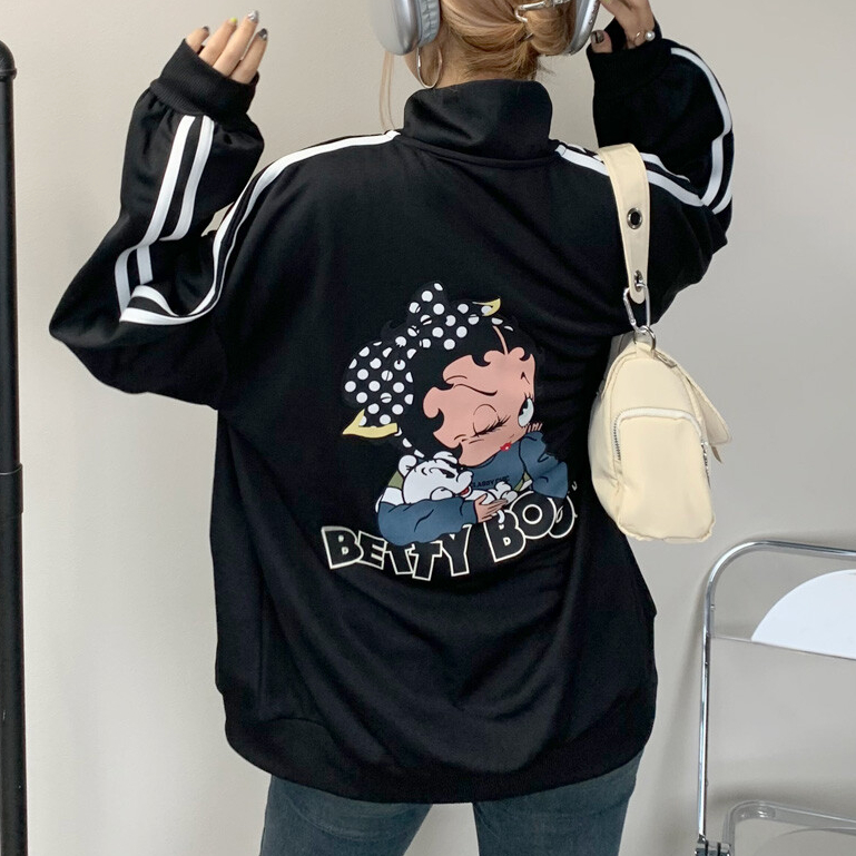 【希少】Betty デニムジャケット　Mサイズ　アウター　ベティちゃん 希少】Betty デニムジャケット Mサイズ アウター ベティちゃん