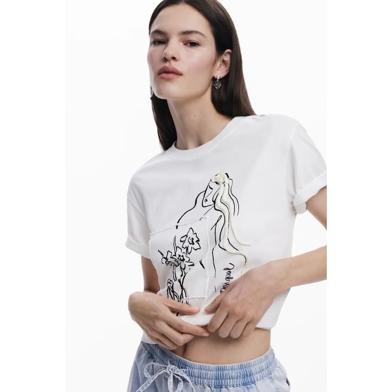 Desigual（デシグアル） アーティープリントTシャツ 25swtkab | prolog