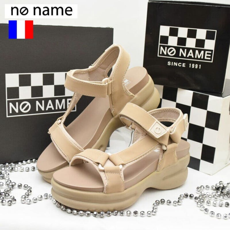 no name ノーネーム】 軽量ストラップスポーツサンダル『CONCRETE