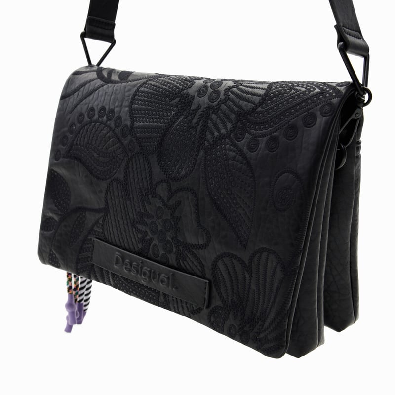 Desigual花刺繍 ミドルクロスボディバッグ 23WAXP75 | prologueike