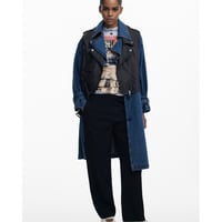 Desigual（デシグアル） デニムの取り外し可能なトレンチコート 25WWEW52
