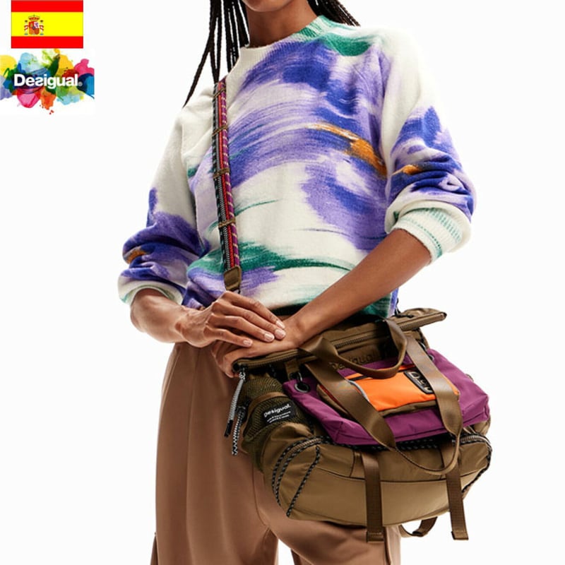 Desigual デシグアル】2WAY マルチポジション マキシバックパック 