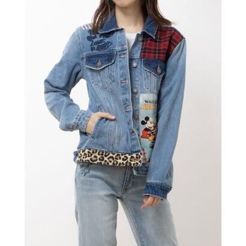 デシグアル Desigual ミッキーマウス デニムトラッカー