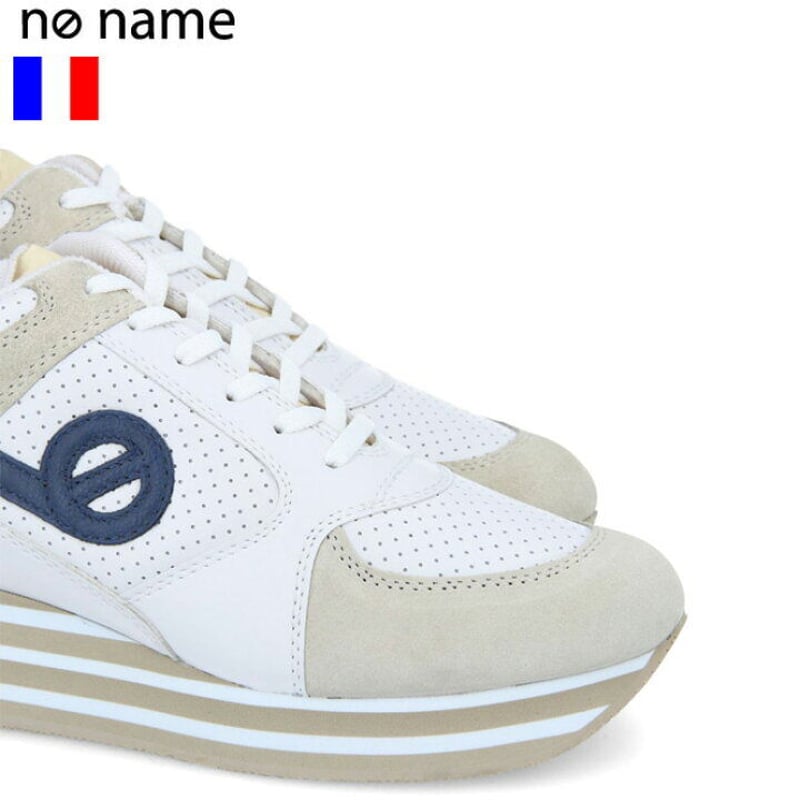 【即配送】ノーネーム　NONAME スニーカー ホワイト/ベージュ 厚底 NO NAME/ノーネーム サイドジップ厚底スニーカー 通販 - ディノス