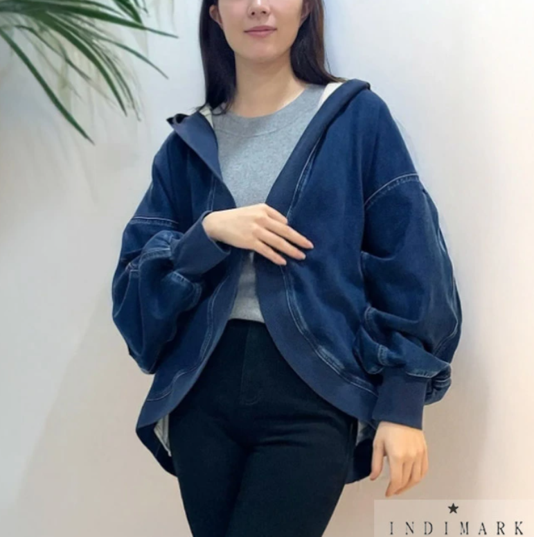 ONLINE SHOP限定【INDIMARK インディマーク】デニム フーディー