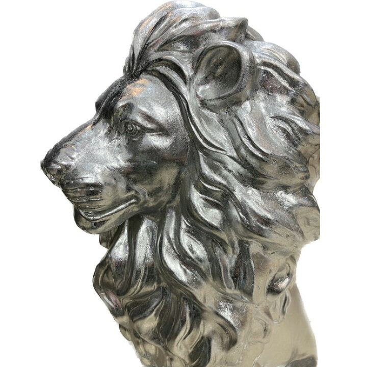 PROLOGUE プロローグ】置物 特大 オブジェ メタリックライオン