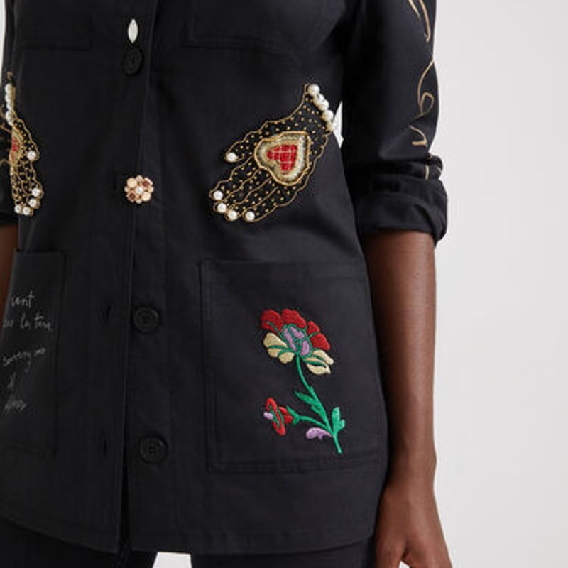 デシグアル 刺繍ジャケット 21wwewao | prologueikebukuro's