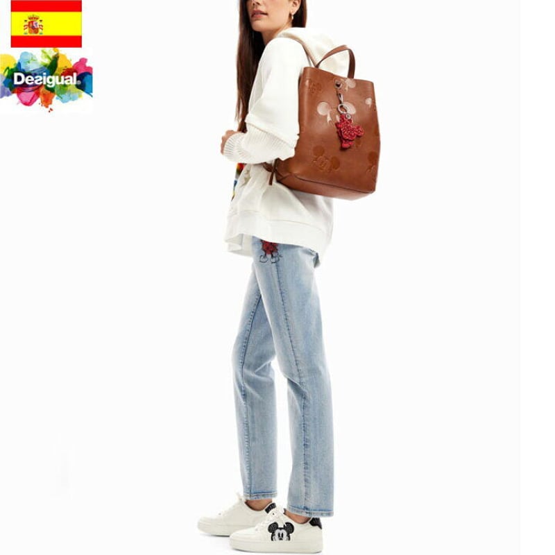 Desigual デシグアル】ミッキーマウス ミドルバックパック Desigual デシグアル】ミッキーマウス ミドルバックパック
