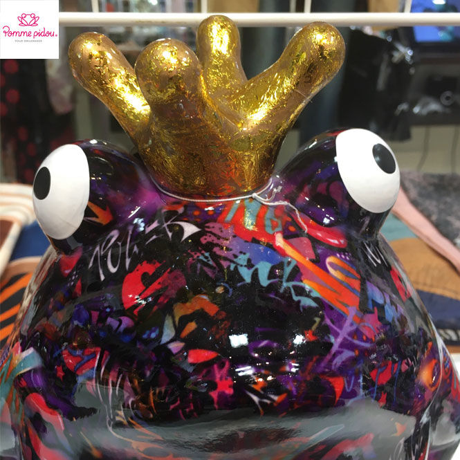 Pomme pidou(ポンピドゥー) 】「カエル貯金箱」 大 高さ25cm 148-003