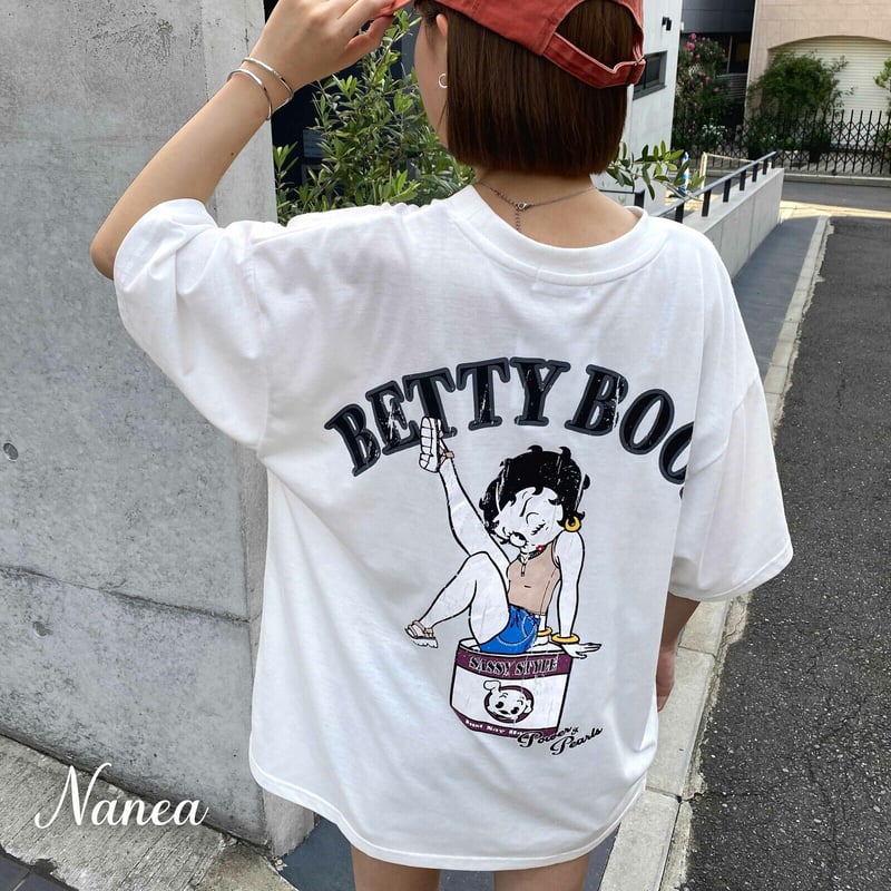 新品　ベティブープ Betty Boop ビックTシャツ セール】BETTY BOOP（TM） ベティブープ キングビッグTシャツ（T