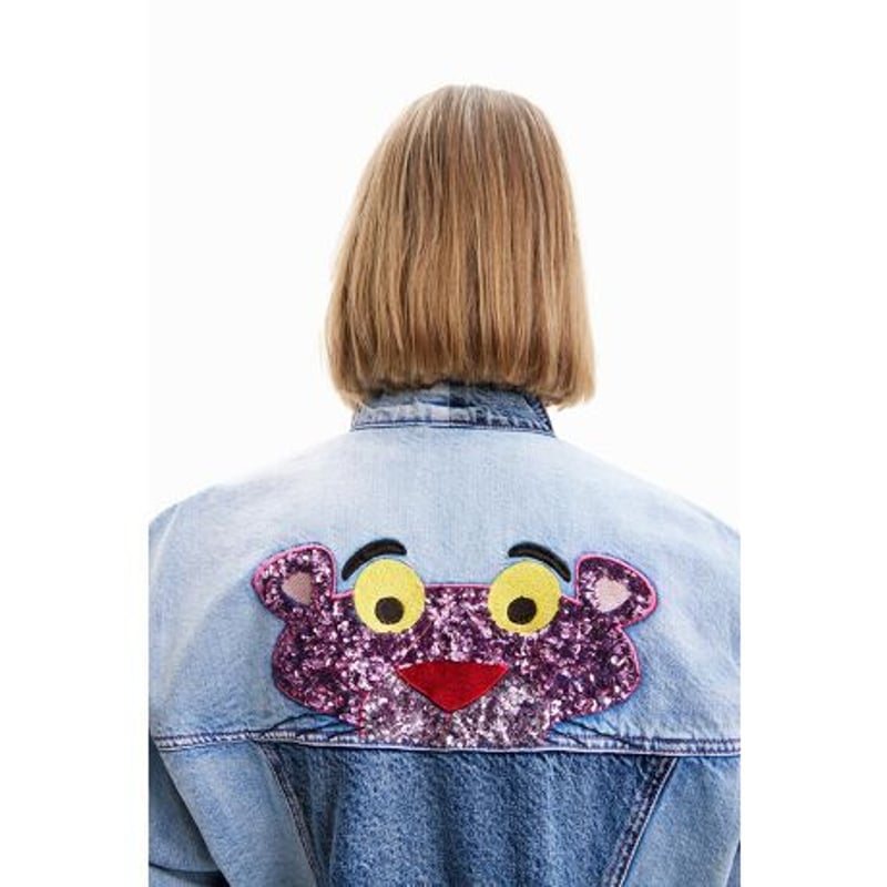 Desigual Pink Panther オーバーサイズ デニムジャケット23swed48