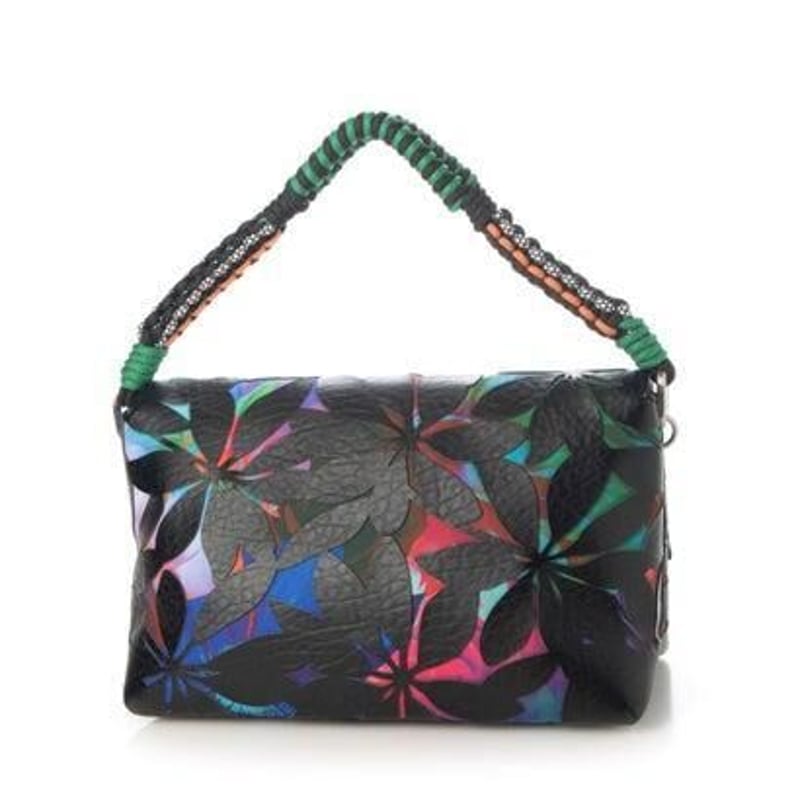 【Malus】★Desigual★花柄エンボス ミドルボディバッグ デシグアル Desigual 花柄パンチング ミドルクロスボディバッグ
