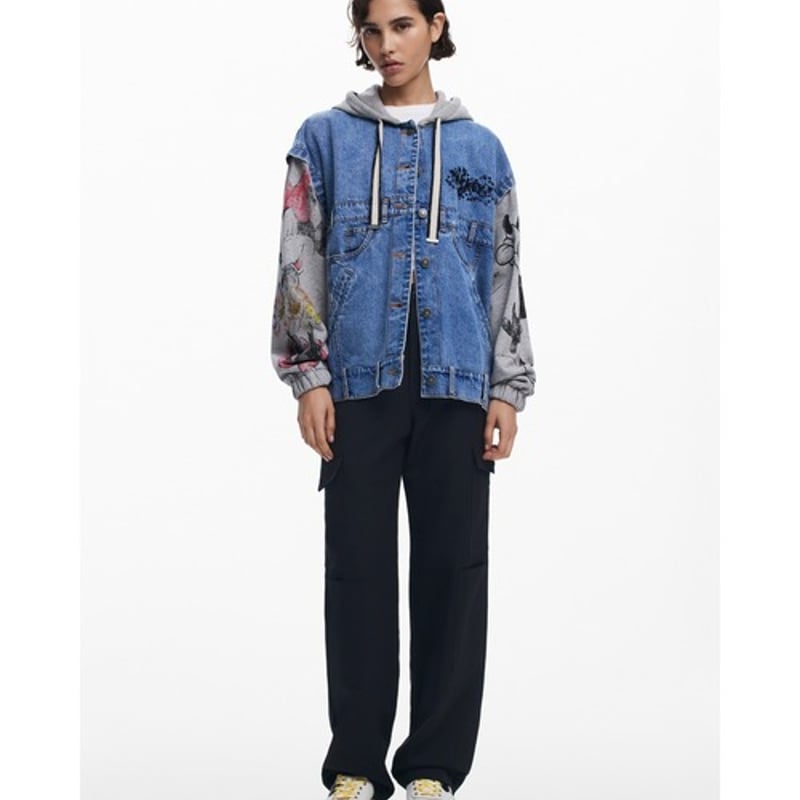 Desigual ジャケット Gジャン ミッキーのデニムジャケット