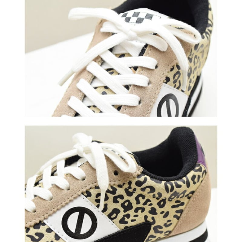 no name ノーネーム】レオパードスエード切替 FLEX LEO【送料