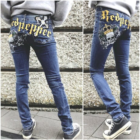 ブラックデニムパンツ レッドペッパー美品 楽天市場】RED PEPPER[レッドペッパー] レディース ブラック