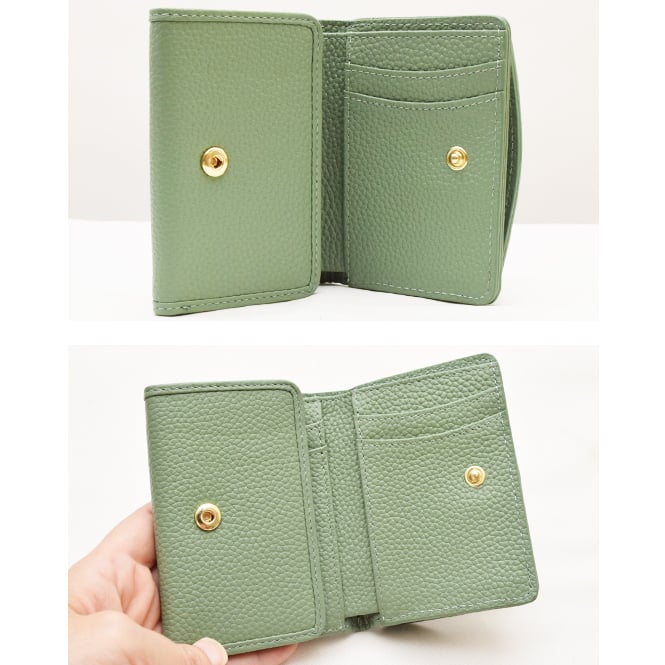 ハシバミ　三つ折り財布　ジェムストーンレザーミニウォレット　天然石ミニウォレット Hashibami HASHIBAMI ハシバミ 三つ折り 財布 ジェムストーン