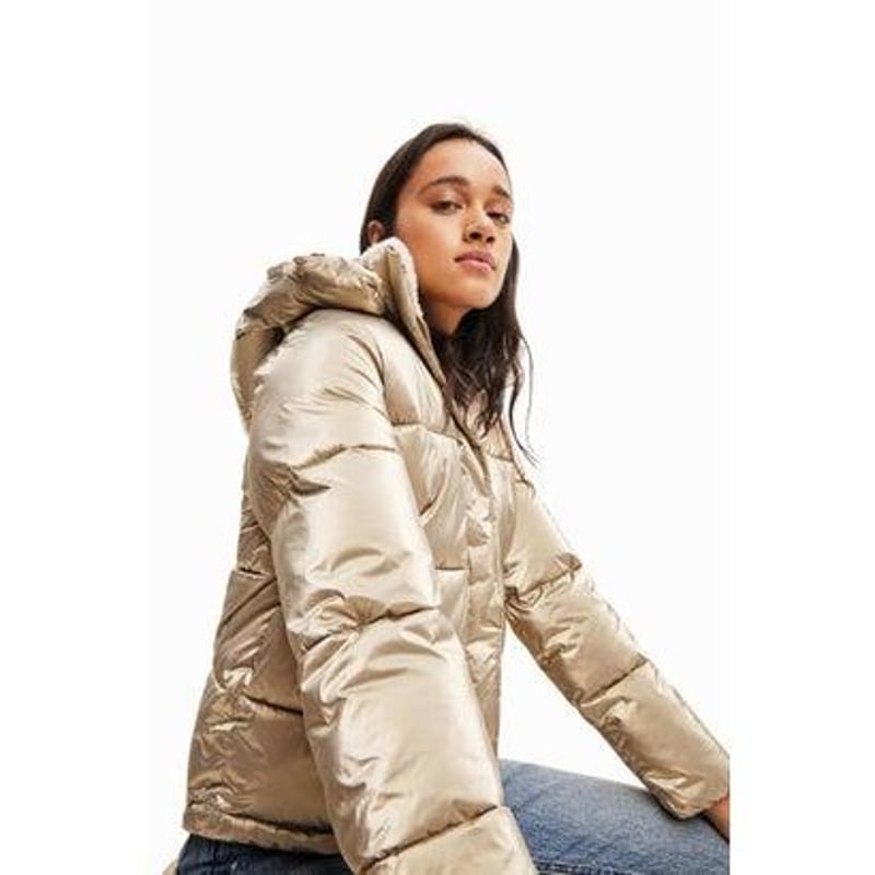 デシグアル Desigual メタリック パデッドジャケット 23wwew06 | prolo