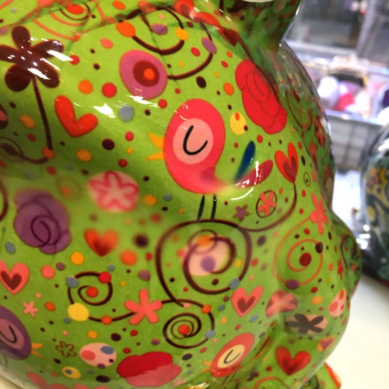 【最終価格】Pomme pidou ポンピドゥー カエル貯金箱 大 高さ25cm Pomme pidou(ポンピドゥー) 】「カエル貯金箱」 大 高さ25cm 148