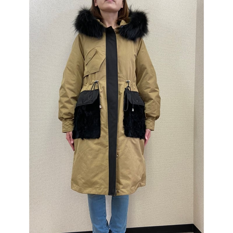 Spoomキラキララメリアルファーダウンコート SP223028 | prologueikeb