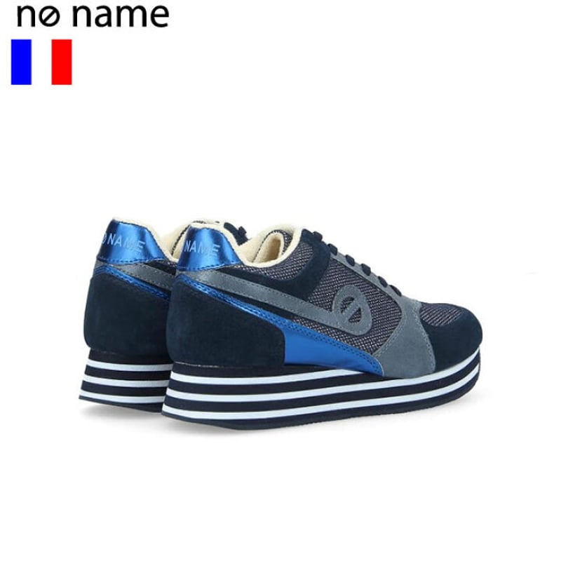no name ノーネーム】厚底メタリックメッシュスニーカーparko パルコ