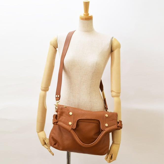 Foley+Corinna フォリーコリーナ】2WAYレザー ショルダーハンドバッグ 