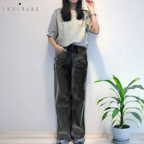 新品・未使用！INDIMARK (インディマーク) サロペット ブラック サロペット - インディマーク オンラインストア