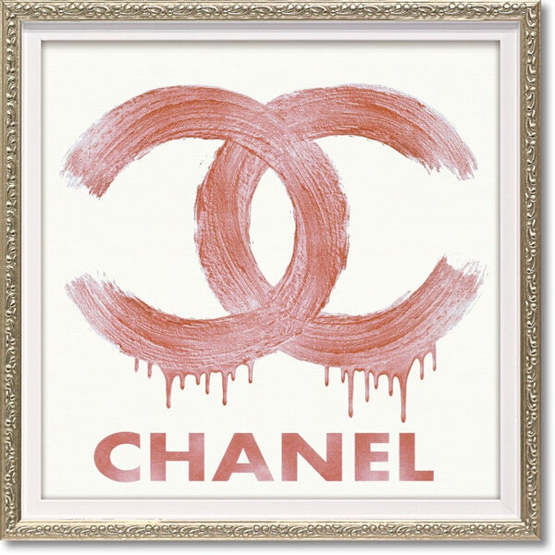 期間限定値下げ♡CHANEL♡オマージュ　キャンバスアート　ドレス＆ココマーク 期間限定値下げ♡CHANEL♡オマージュ キャンバスアート ドレス