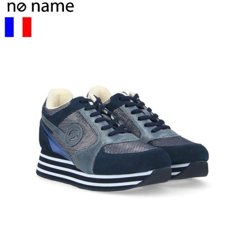 no name ノーネーム】厚底メタリックメッシュスニーカーparko パルコ 