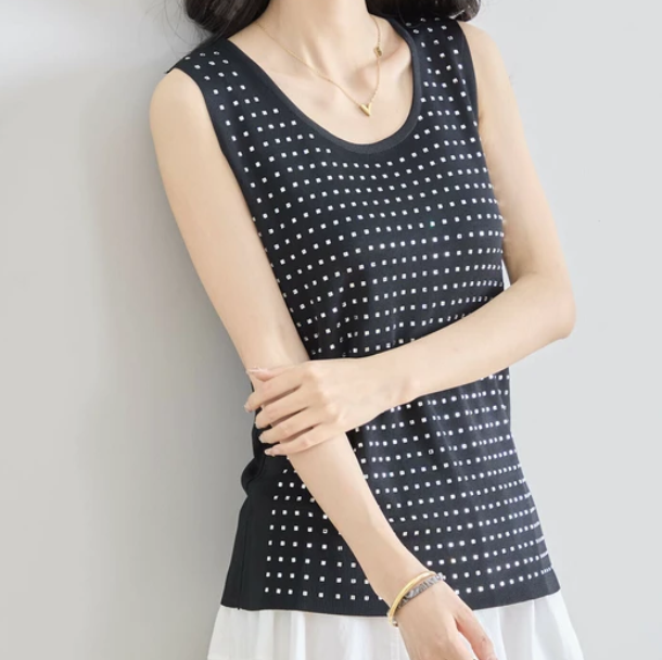 ⚠️⚠️最終価格なのでいいねのみ❌❌即購入以外コメント！Ｍサイズキラキラタンクトップ キラキラタンク(N12-473) | prologueikebukuro's STORE