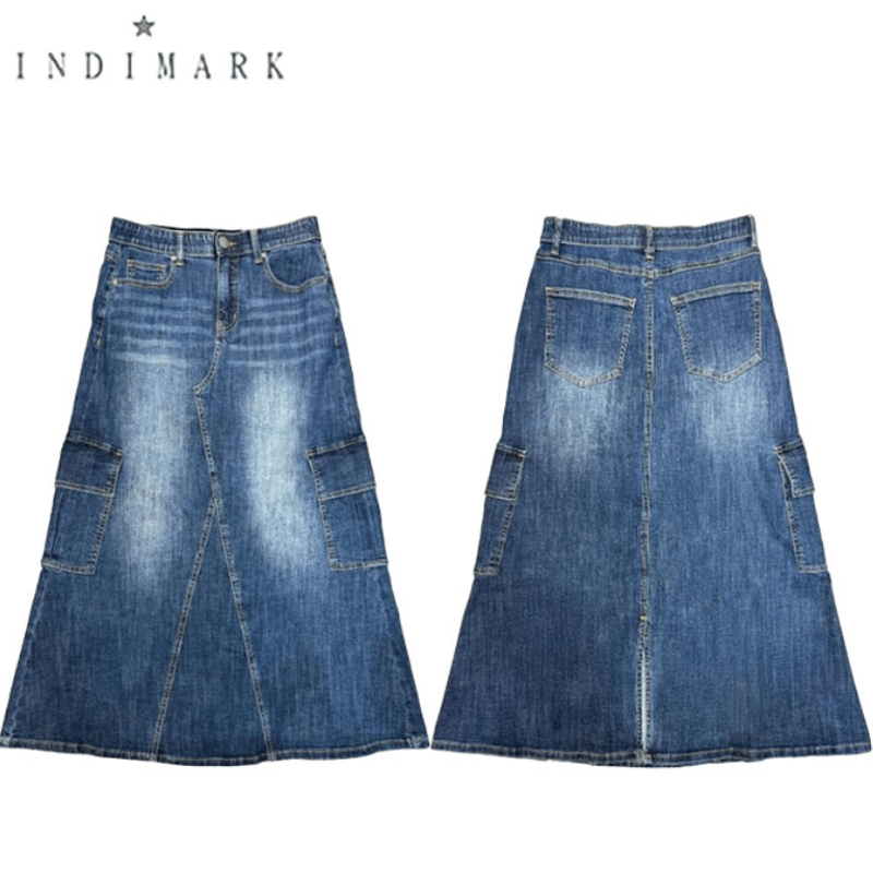 ONLINE SHOP限定【INDIMARK インディマーク】デニム スカート