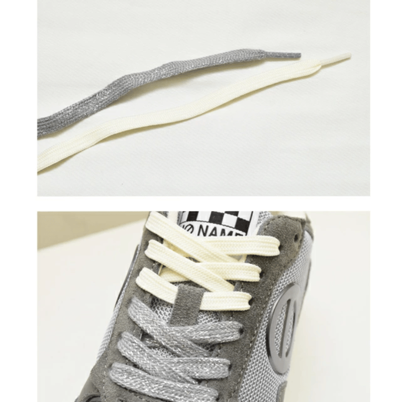 【新品】NO NAME TOVA ホワイト・グレー　36 楽天市場】NO NAME ノーネーム スニーカー TOVA RUNNER SUEDE