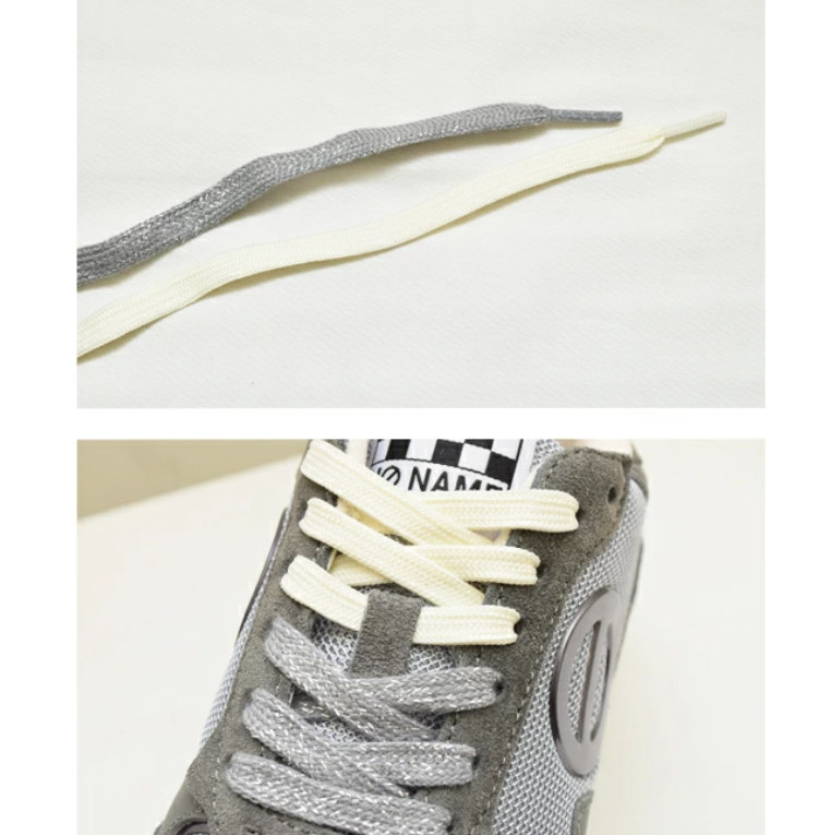 ONLINE SHOP限定【no name ノーネーム】カラーブロックソール