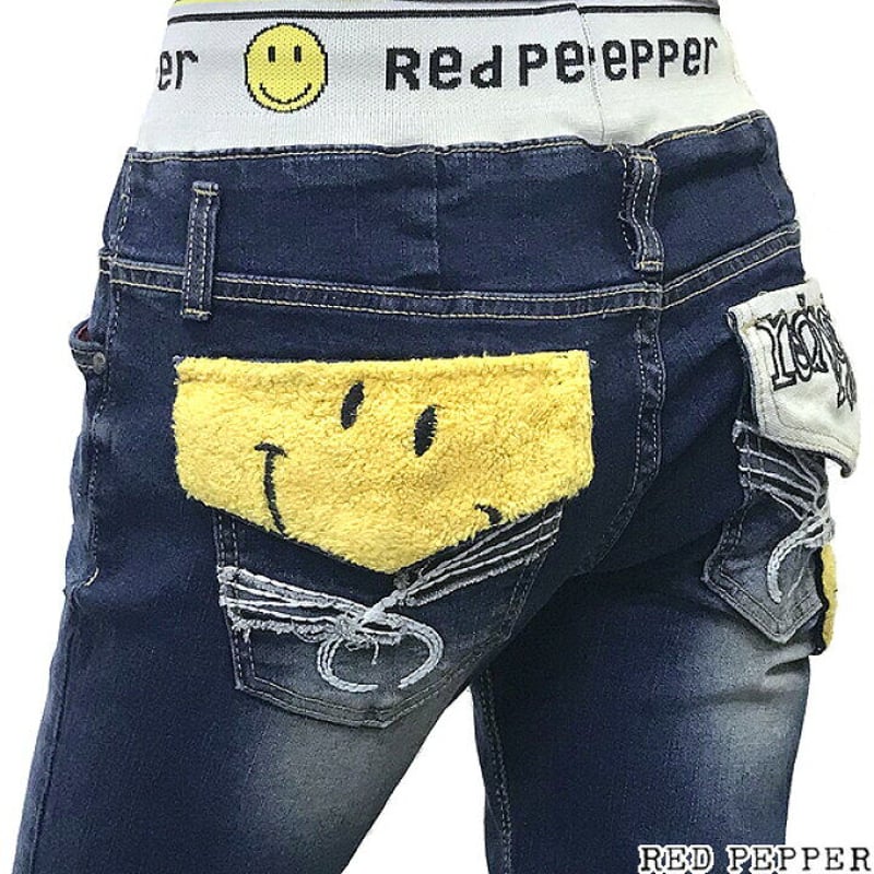 RED PEPPER レッドペッパー】 スマイル ボーイフレンドデニム パンツ