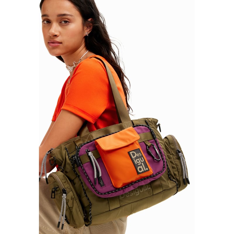 Desigual マルチポジション Voyager ボウリングバッグ24SAXY16 | pr
