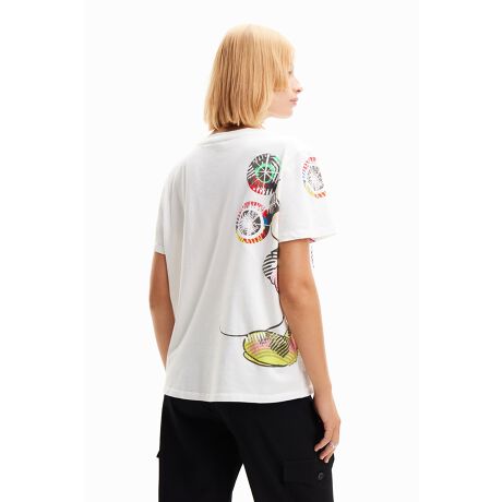 DESIGUAL ミッキーマウス アーティTシャツ 24SWTKAR | prologueik