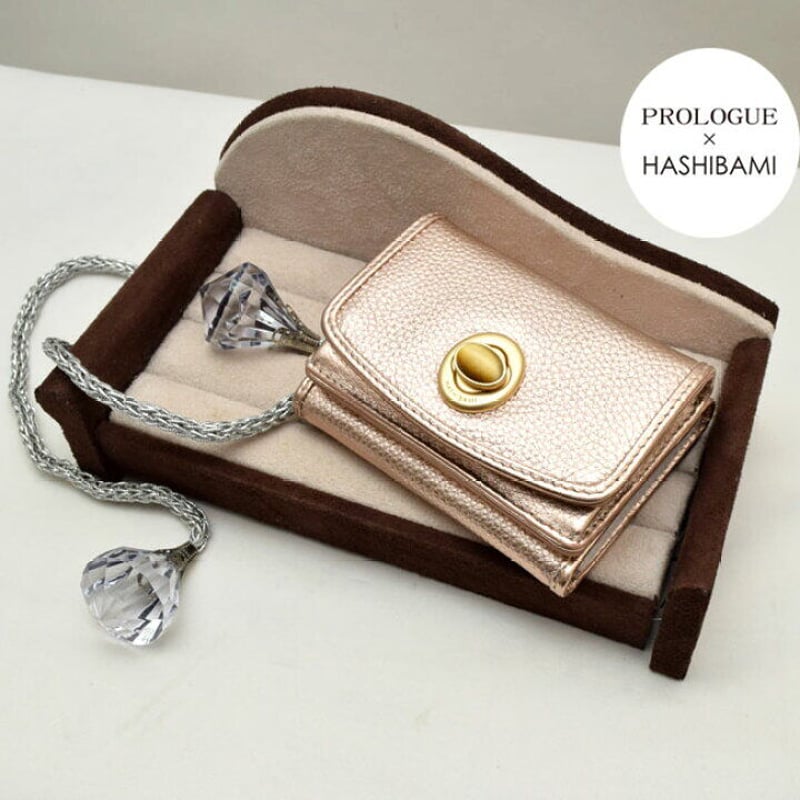 Hashibami ハシバミ】ジェムストーン レザーミニウォレットmm Hashibami ハシバミ】ジェムストーン レザーミニウォレットmm