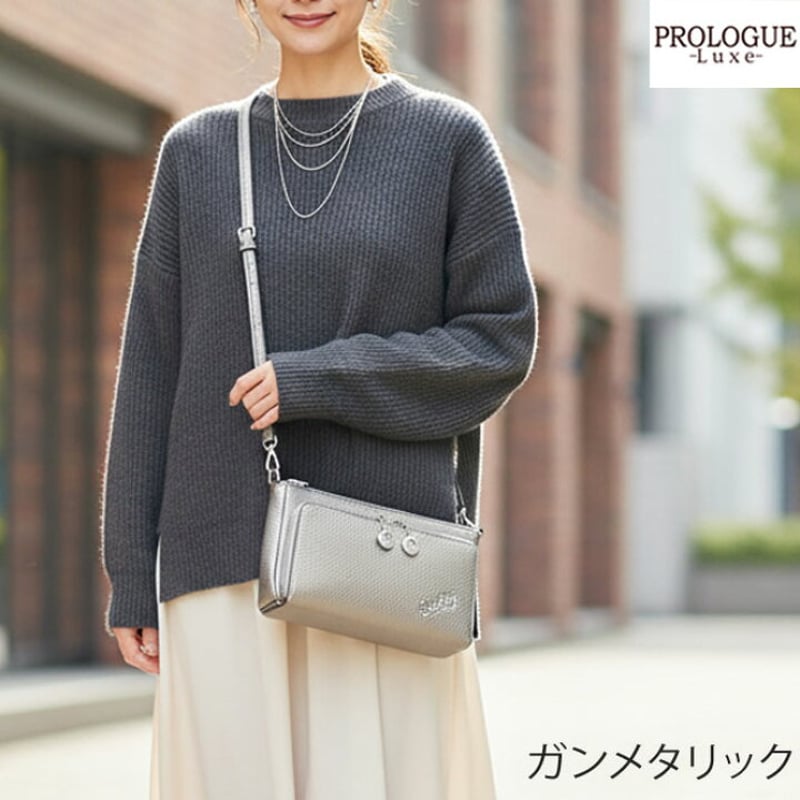 Smiley×PHANUEL】お財布ポシェット 2WAY 手提げ 肩がけ ショルダー