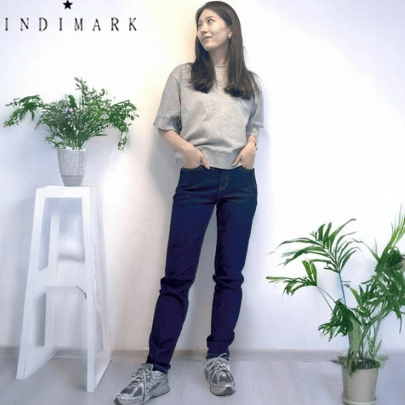 online shop限定 INDIMARK インディマーク ニュースキニー デニム