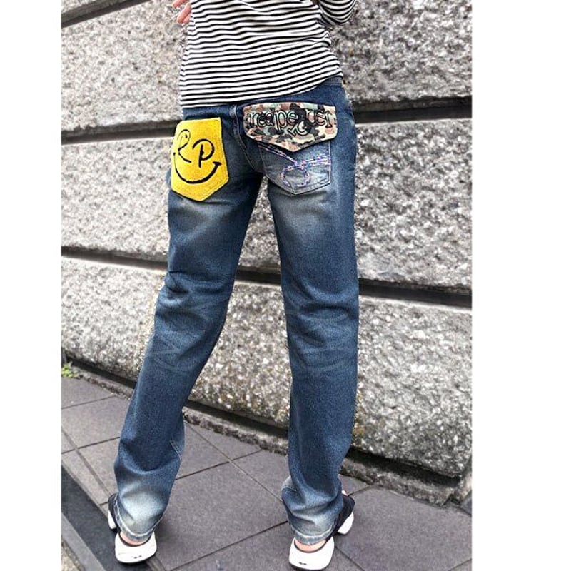 RED PEPPER レッドペッパー】 カモフラロゴスマイル ボーイフレンド